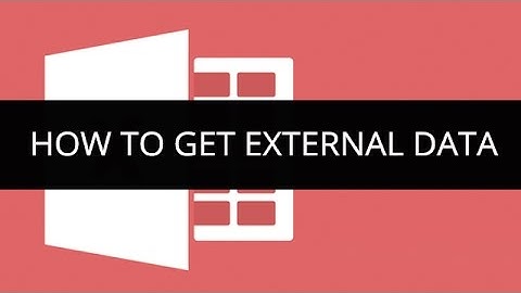 How to Get External Data I Get External Data I MS Excel 2010 Tutorial | Edureka