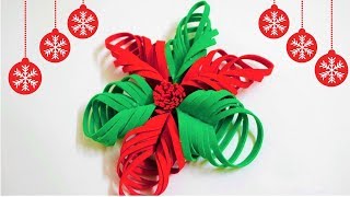 DIY Foam Sheet Flower | DIY Foam Snowflakes |DIY Christmas Decorations| Nelufa crafts