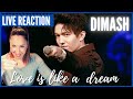 VOCAL COACH- DIMASH LOVE IS LIKE A DREAM REACTION CC'S