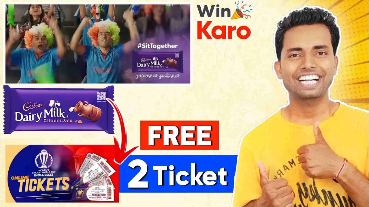 Cadbury Dairy Milk Sit Together Offer Win World Cup Free Tickets