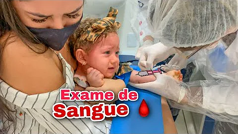 Como levar uma criança para fazer exame de sangue?