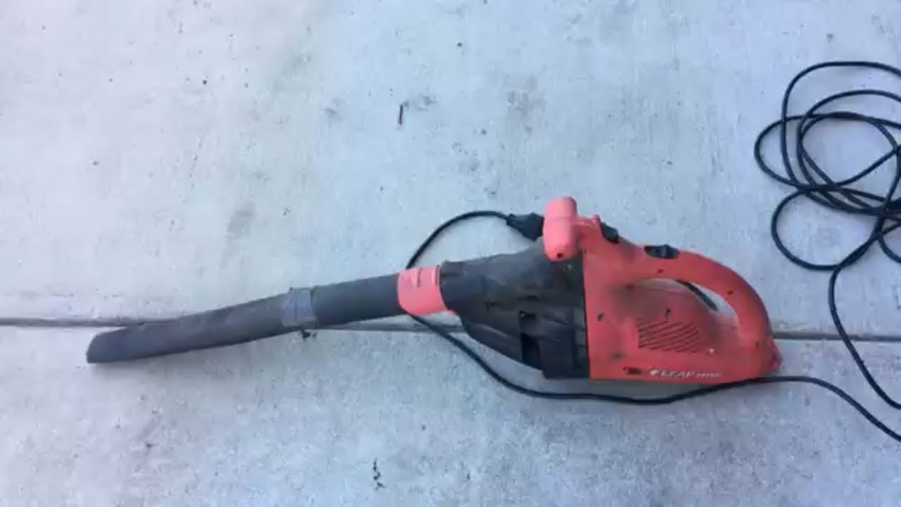 My Black + Decker Leaf Vacuum Trial 