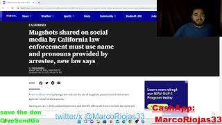 California Mugshot's Will Require Preferred Pronouns. Will Be Used To Protect The Powerful