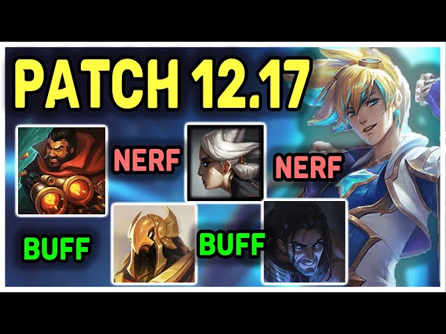 vedholdende rygrad Vis stedet EZREAL BUFFS ARE COMING - PATCH 12.17 CHANGES LEAGUE OF LEGENDS CAMILLE  GRAVES SETT BUFFS NERFS - YouTube