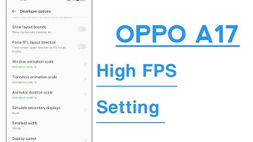 OPPO A17 How To increase High FPS