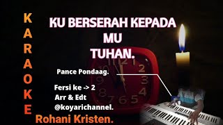 Ku Berserah kepada Mu Tuhan.# Karaoke # Pance Pondaag.