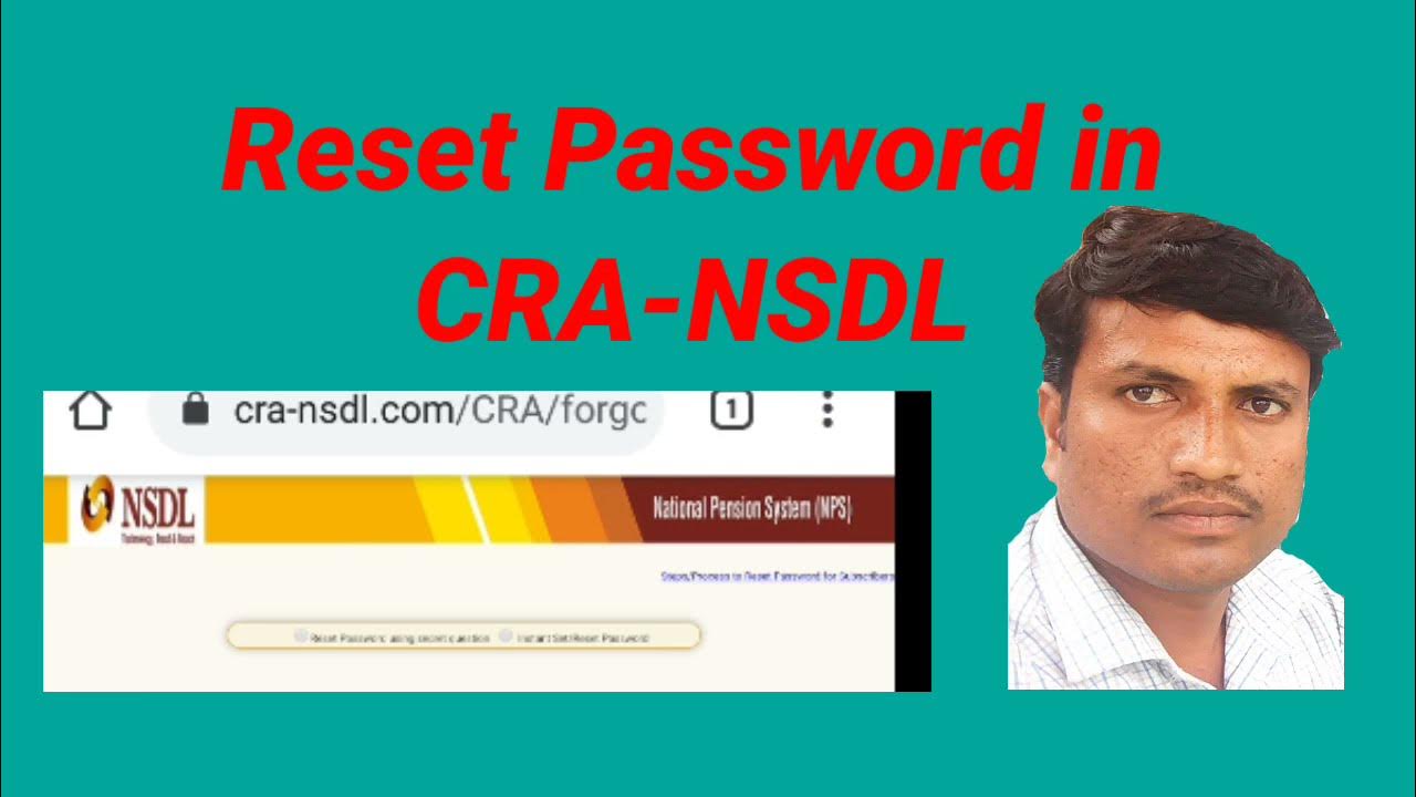 Reset password in CRANSDL Set password in PRAN/CPS account YouTube