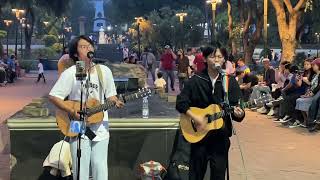Ulan & Friend Busking Rose Garden Baguio City