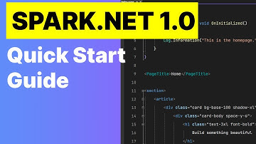 Spark.NET 1.0 Quick Start Guide