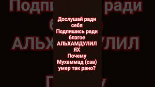 #смертьпророка #коран #жизньпослесмерти #ахират #истина #урокислама #пророкмухаммад #alhamdulillah