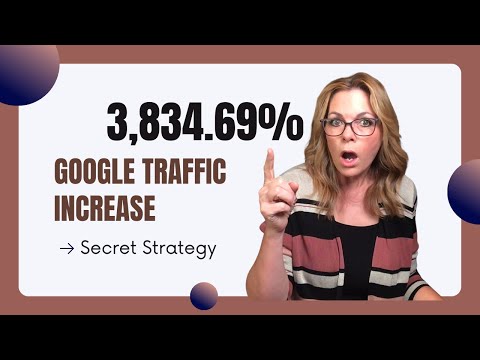 I Increased My Google Traffic by 3,834.69% :Ranked #1 Using This Strategy.