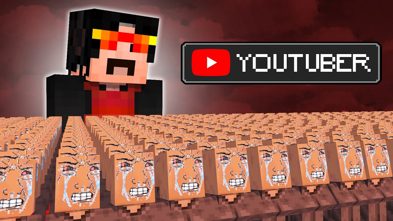 Can 10,000 Baby Villagers Survive YouTubers?