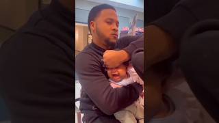 Fathers Reaction When The Baby Gets Their Ears Pierced