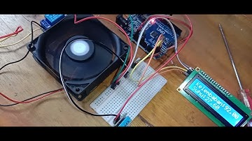 Kipas otomatis menggunakan sensor DHT11 (Arduino UNO)
