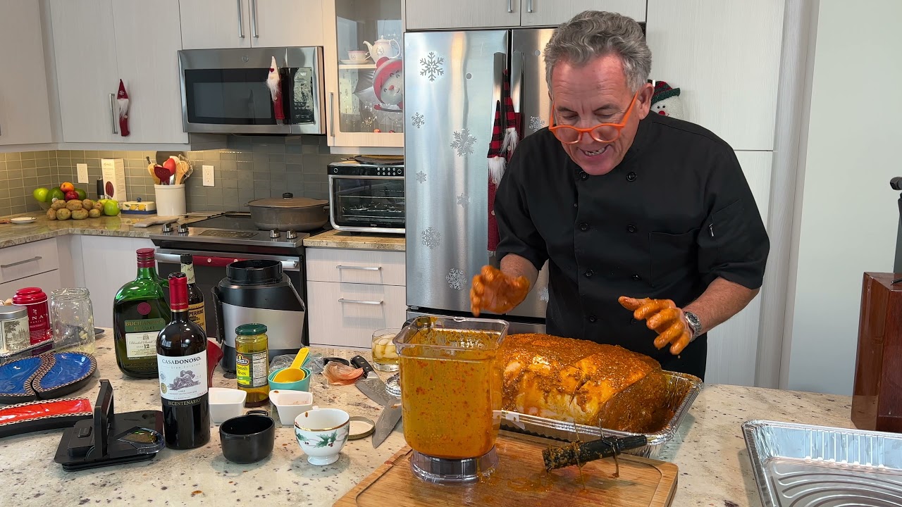 Delicioso pernil para las fiestas navideñas