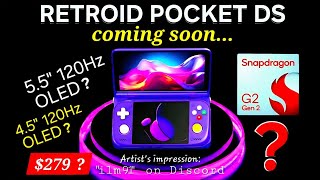 Retroid Pocket DS leaked! More than a 'Flip 3'. (RP DS vs AYN Thor; vs RP Nova; vs Retroid Pocket 6)