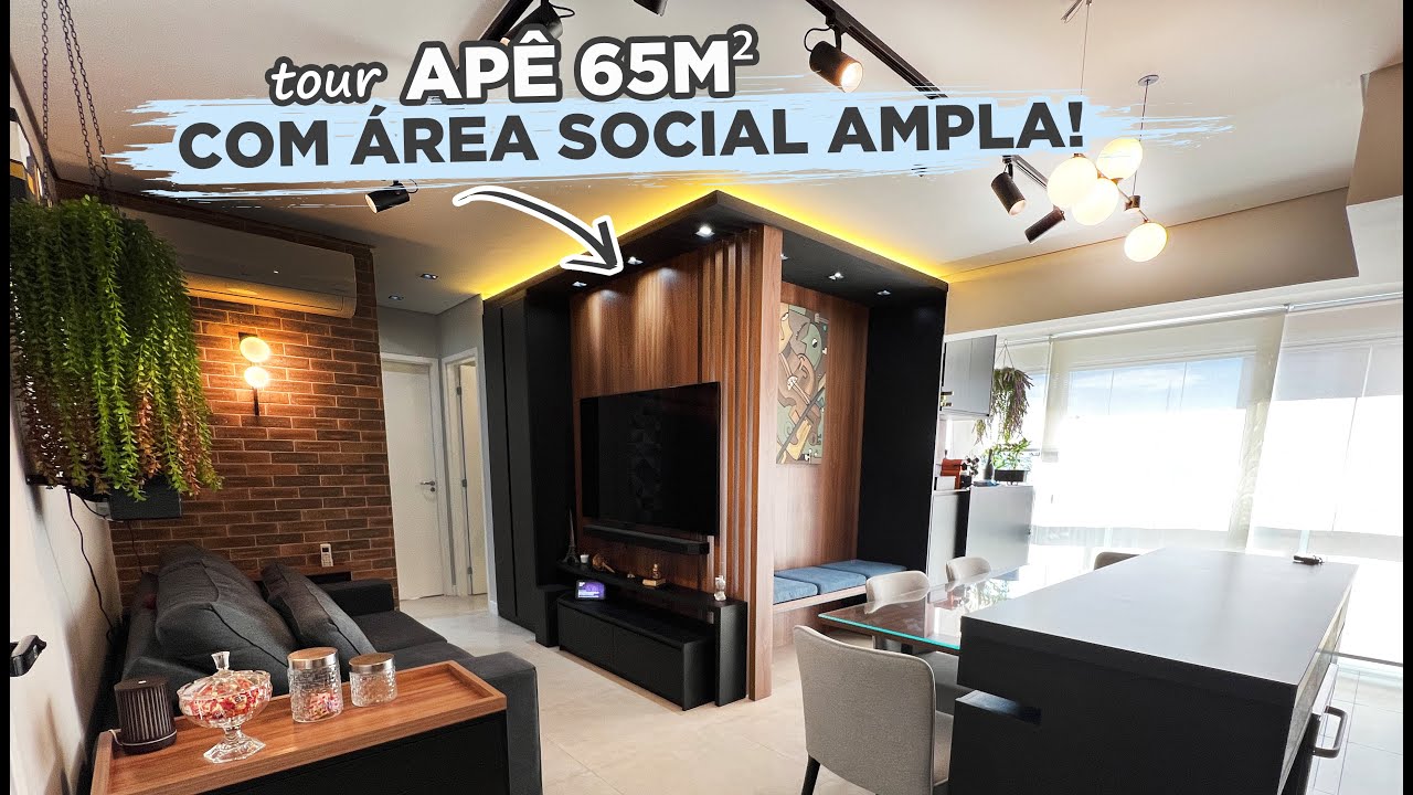 ELA FEZ DUAS SUITES EM UM APÊ DE 65M² SUPER AMPLO COM ESTILO INDUSTRIAL NOVA-IORQUINO | GABY GARCIIA