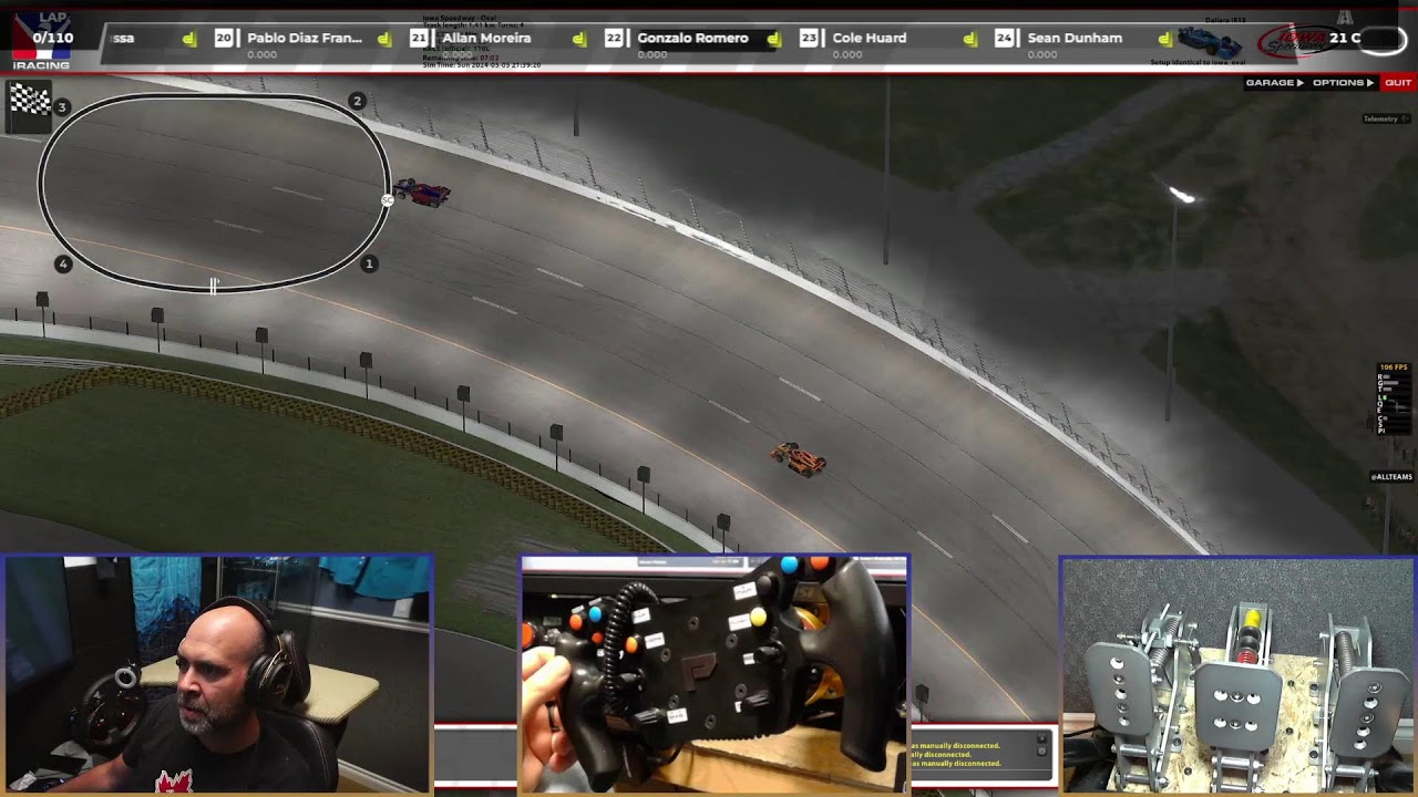 iRacing Indycar Oval Series Race at Iowa. YouTube
