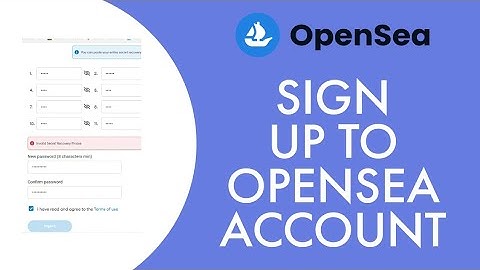 OpenSea Sign Up: How to Create OpenSea Account [STEP-BY-STEP!]