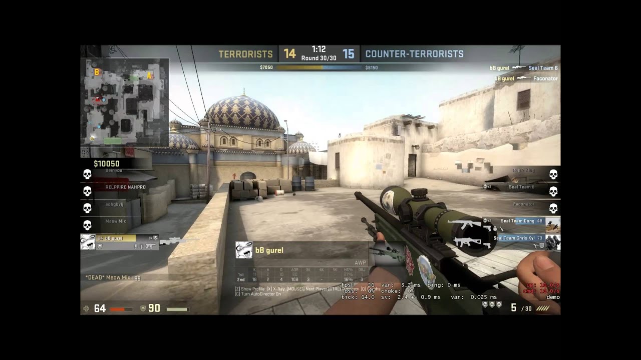CSGO: Chase With The Ultimate Clutch of 2015 - YouTube