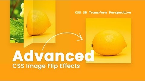 Advanced CSS 3D Image Flip Effects | Beautiful CSS 3D Transform Effects