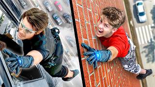 We Tried Mission Impossible Stunts In Real Life! - Challenge