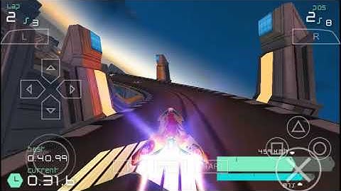 Wipeout Pulse [PPSSPP] Gameplay: #5.4 Grid 5 Tournament 1 - Venom Class - Piranha Team