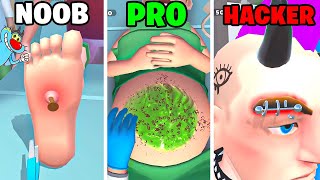 NOOB vs PRO vs HACKER | In MasterDoctor3D | With Oggy And Jack | Rock Indian Gamer |