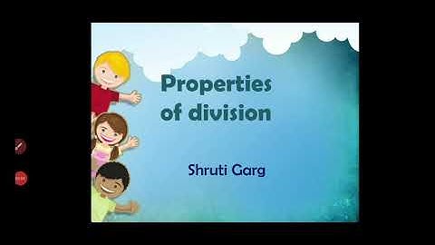 Division #grade 3 and 4# properties of division