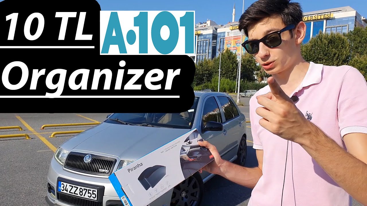 A101 10 TL Piranha Oto Koltuk Arası Organizer İşe Yarar mı? YouTube