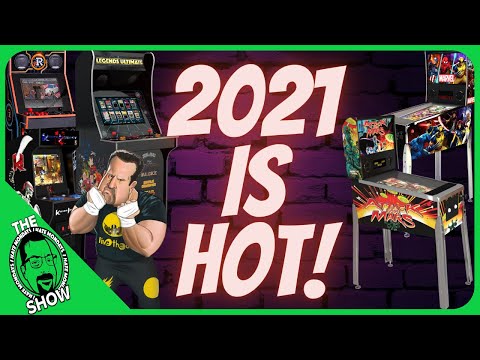 Arcade1Up Mars Attacks Pinball, 2021 is HOT for Home Arcades! I Hate Mondays! from PDubs Arcade Loft