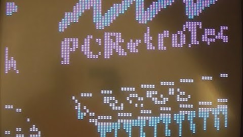 New CGA Demo Effect : Rotozoom