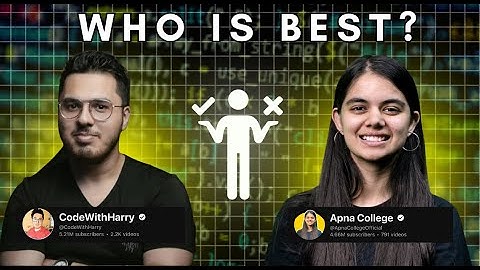 Who is Best ?  codewithharry  VS  apna collage  JAVA Playlist! | Course Review