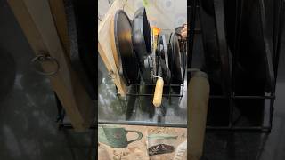 cast iron tawa & pan organiser | cast iron stand #minivlog #food #