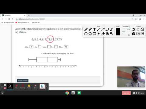 Create Box Plot Delta Math