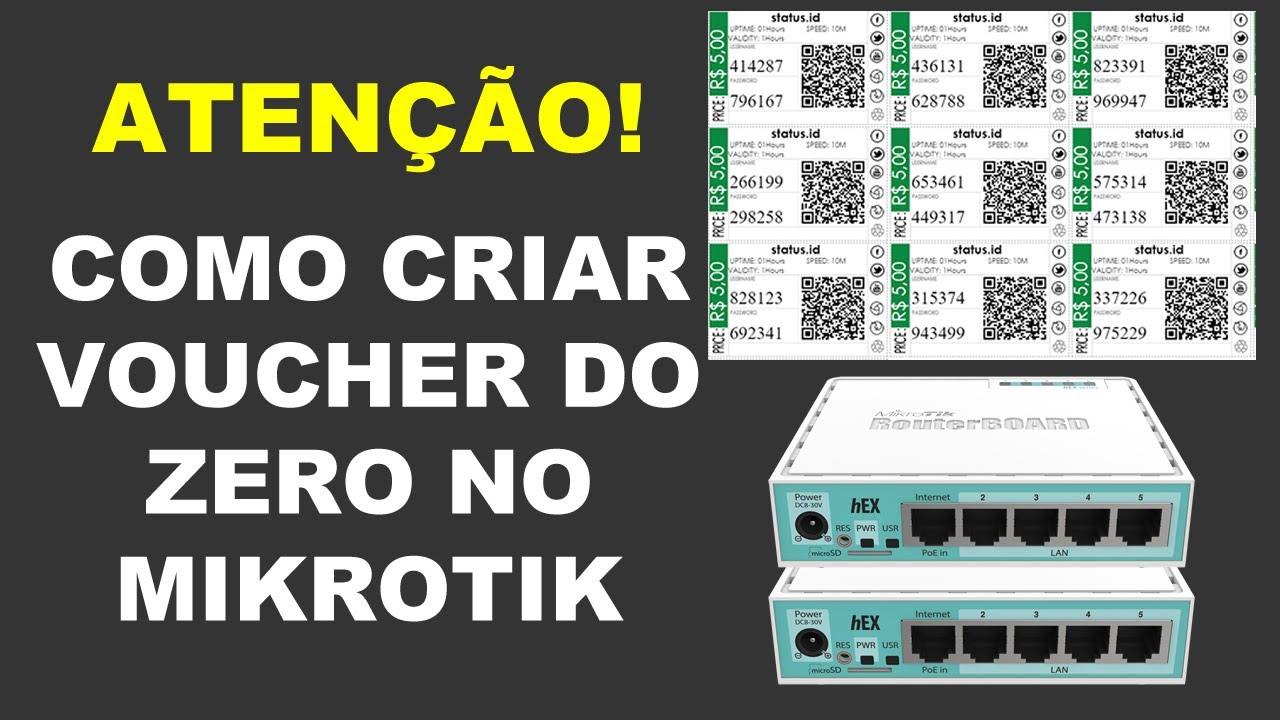 COMO CRIAR VOUCHER NO MIKROTIK PARA VOCE FAZER SUA RENDA EXTRA DO ZERO ...