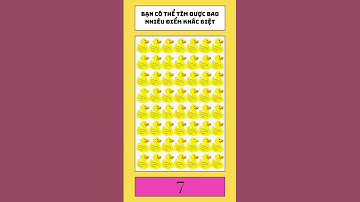 Tìm điểm khác biệt #shorts  #dovui #sukhacbiet