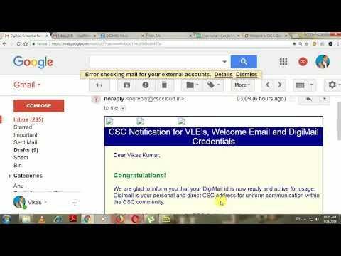 Csc account Open Sucessfully Digimail Credential for vle's received but still wait for csc id