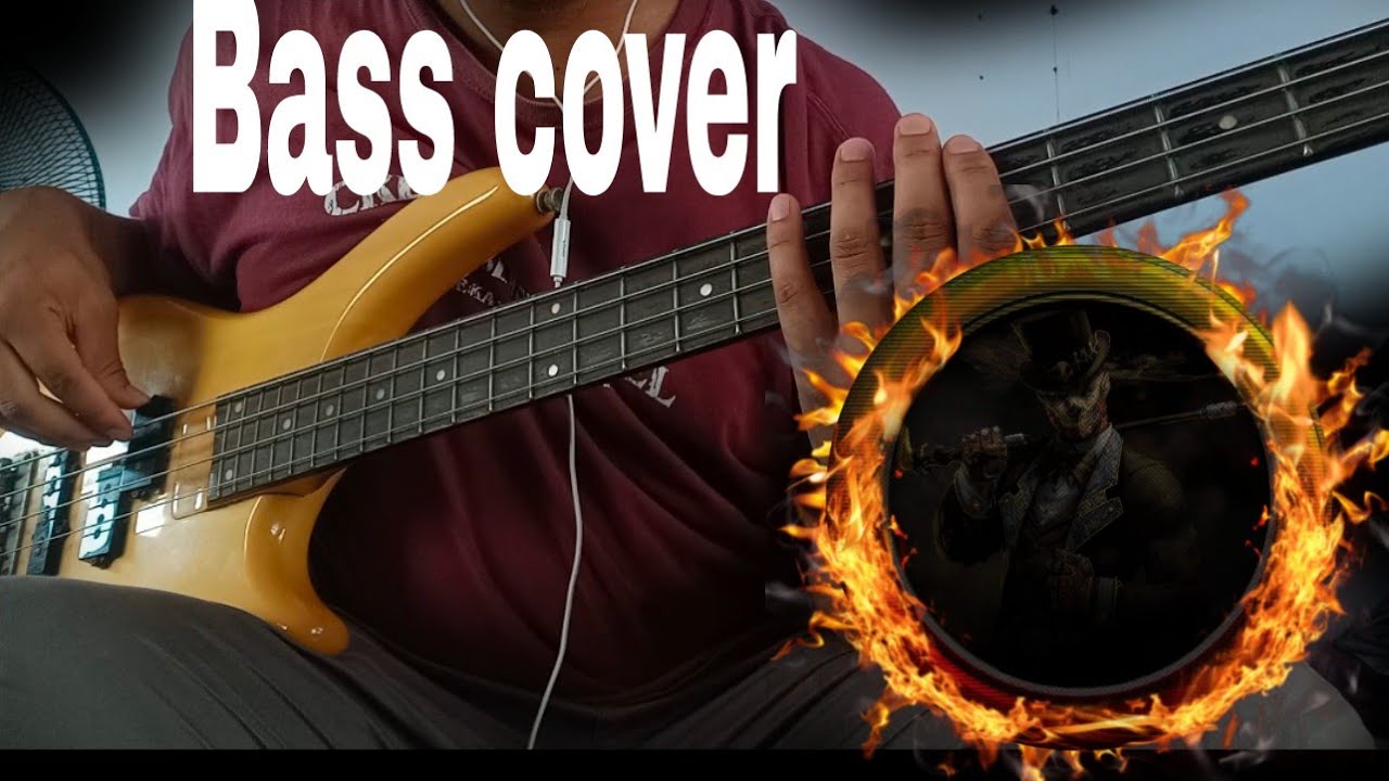 Hati muda layan betul lagu ni memang rancak(Bass cover) 