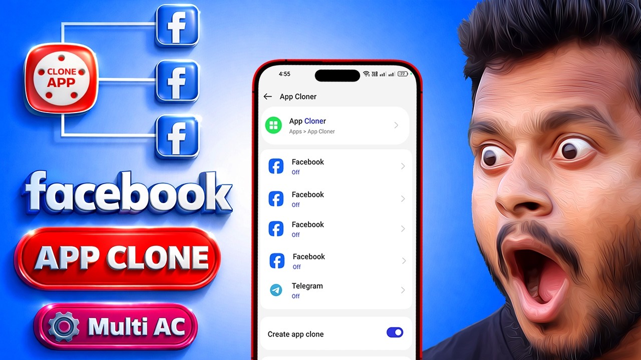 facebook Clone app Android | How to Clone facebook app on Android - YouTube