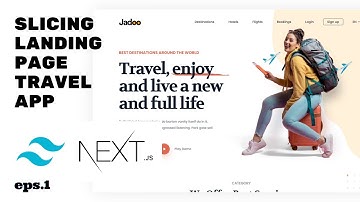 Slicing landing page dengan #nextjs dan #tailwindcss (eps.1)