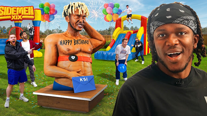 SIDEMEN SURPRISE KSI WITH SECRET BIRTHDAY PARTY