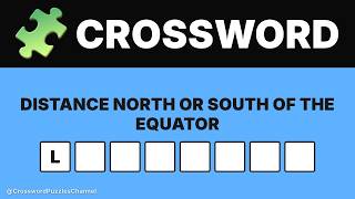 Geography Crossword Puzzles Trivia Quiz (2026-07-21)