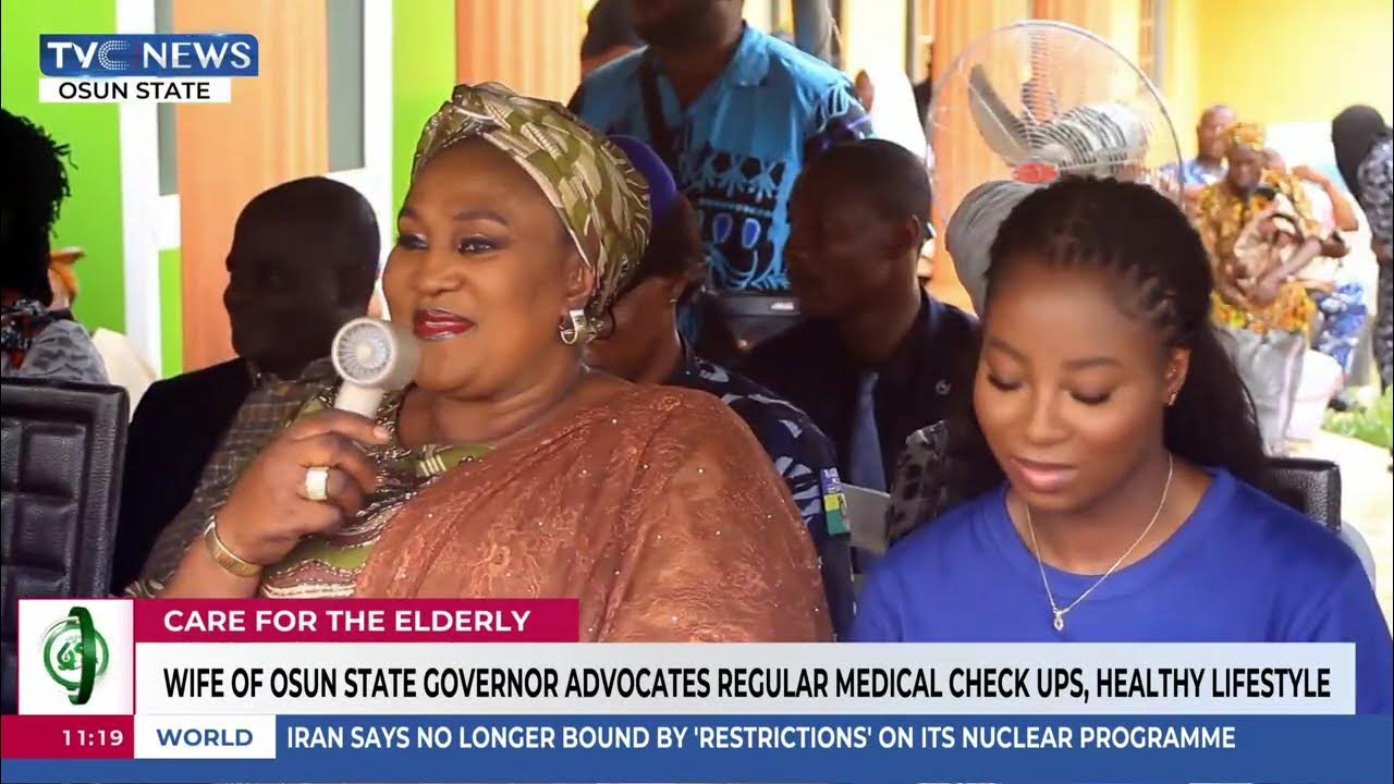 Wife Of Osun State Governor Advocates Regular Medical Check Ups, Healthy Lifestyle