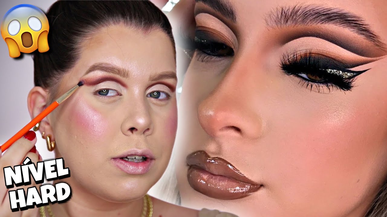 Reproduzi a *MAKE* da GRINGA com *PRODUTOS CAROS*