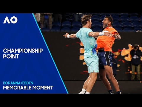 Championship Point | 43-Year-Old Bopanna Makes History with Ebden | Australian Open 2024