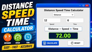 Java NetBeans Tutorial | Distance Speed Time Calculator in Java using NetBeans