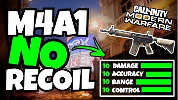 NO RECOIL/OVERPOWERED M4A1 LOADOUT IN MODERN WARFARE! (BROKEN)