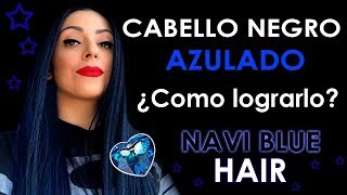 CABELLO NEGRO AZULADO INTENSO || Como lograrlo - YouTube