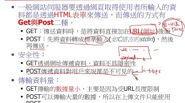 HTML-php-2-2018 C. 資料傳輸方式-GET與POST